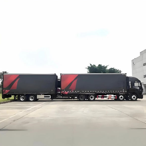 Center-Axle Drawbar Side Curtain Trailers